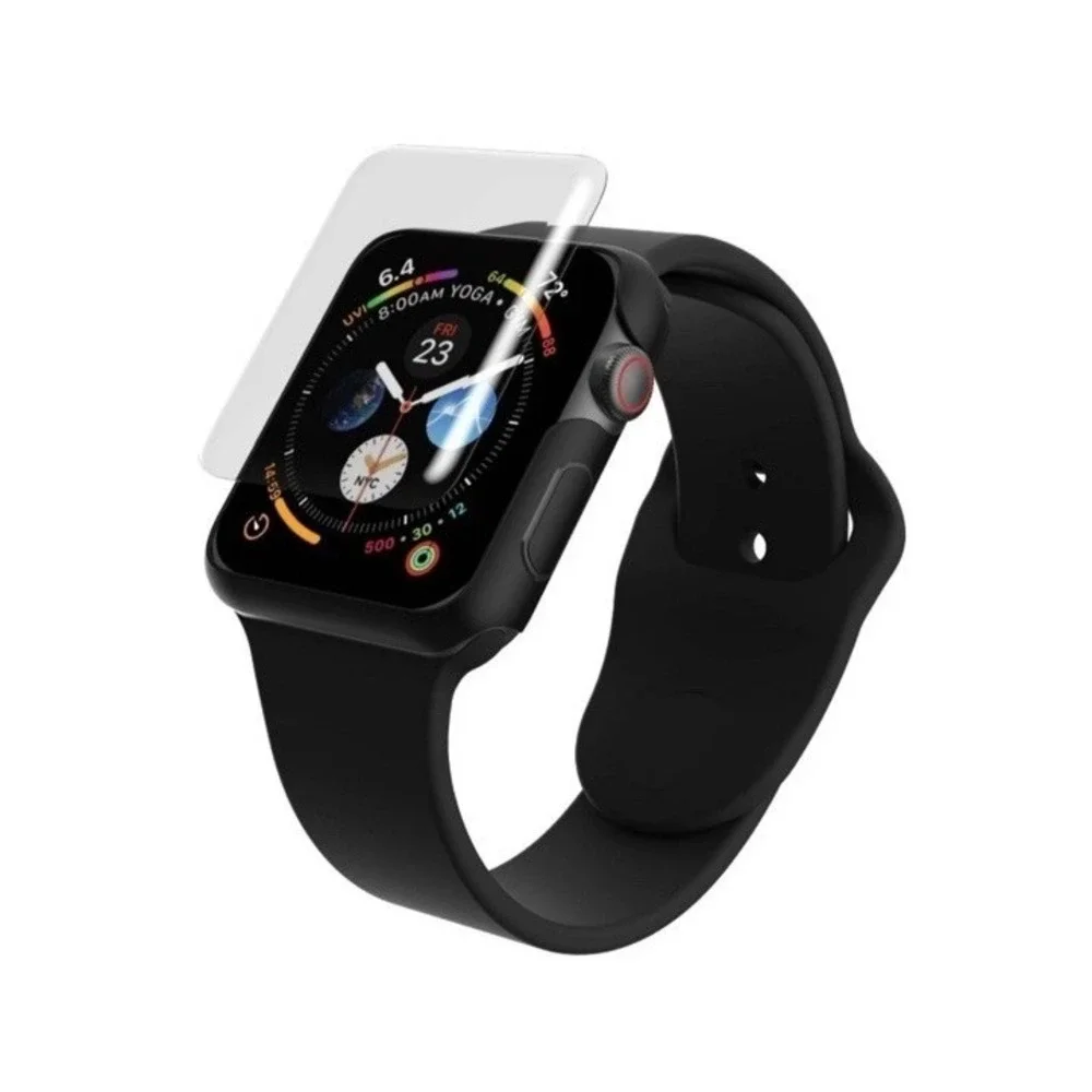 Smart Guard- BumperCase/ WatchBand/ ScreenProtector-‎ Black For 42mm Apple Watch
